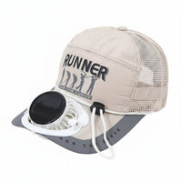 Protection Solar Fan Cap 3 Speed Control Solar Fan Hat LED Display Fishing Sun Cap 360 Degree Rotation for Anglers