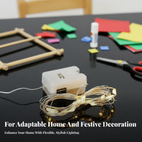 light-emitting diode Wire Lights Battery Operated miniature light-emitting diode illumination wire Warm radiance for Bedroom, Parents
