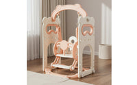 Indoor Infant Swing Set Stable and Anti-Anti-Tip Children Swing Chair HDPE Material Playground Equipment for Young Children, Playroom, Outdoor