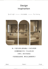 卫生间洗手台吸水垫轻奢简约软硅藻泥沥水垫厨房洗漱台满铺隔水垫 60*90cm【耐脏易清理】 中古雨林