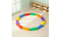 Balance Stepping Stones Motor Skills Sensory Stability Stones Colorful Stepping Bridge for Young Children, Kindergarten