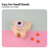 Airplane-Shaped Pattern Cutter Simple Press Decorative Hole Cutter Small Design Robust Construction for Preschoolers, Students