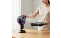 Desktop Range Hood Easy to Clean Portable Smoke Extractor Low Noise for Students