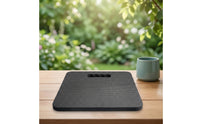 Anti-Slip Exercise Pad with Handhold Textured Kneeling Pad with Handle Compact Mat Lightweight for Yogis