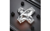 2 Pieces Flare Proof Aluminum Foil Oversleeve Fireproof Cooking Sleeve Safety Equipment for Smelters, Welders, Chefs, Smelting, Foundry, Grilling, Kitchen