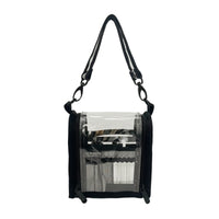 Cosmetic Organizer Bag Transparent Makeup Organizer with Strap Easy to Spotless Clear Makeup Bag for Journeyers