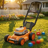 Four Wheels Spray Mist Mower Toy Control Knob Push Lawn Mower Toy for Children