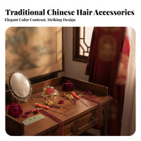 Warring States Design Headdress Set Intricate Features monarch's Consort Headwear Set Traditional Chinese Attire Hair Accessory
