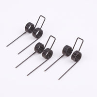 3 Pieces Black Double Torsion Spring Clip Wear Resistant Double Torsion Spring Heavy Duty Hardware Lightweight for DIYers