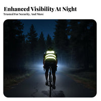 Reflective Safety Vest Full-Circle Protection High Visibility Vest Lightweight for Security Guards, Parking Lots, Warehouses