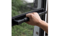 RV Door Handle Matte Black RV Grab Handle Entry Door Assist Bar Sturdy Recreational Vehicle Grab Bar Impact-Resistant