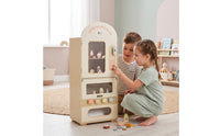 Pretend Play Vending Machine Screen Wooden Vending Machine Interactive for Kids, Toddlers, Playroom, Classroom, Preschool