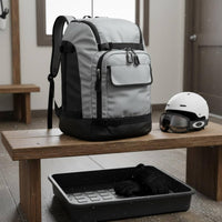 Ski Footwear Backpack Large Capacity Ski Travel Backpack Snowboard Footwear Bag Adjustable Straps Waterproof