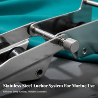 330mm Anchor Wheel Stainless Steel Anchor Wheel Seafaring Hardware Anti-Rust Sturdy Duty for Anchoring, Marina