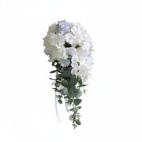 Romantic Design Waterfall Bridal Floral Arrangement Elegant Cascading Wedding Floral Arrangement Reusable Artificial Flowers for Brides