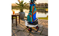 Swivel Golf Bag Wheel Attachment Adjustable Golf Bag Platform with Wheels Stable for Golfers