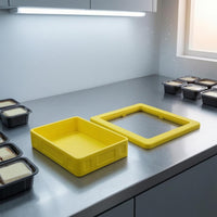 Insulated Food Warmer Box Transparent Lid Non Electric Food Warmer Molded Construction Hot Box for Temperature Control