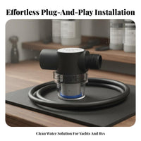 Water Pump Strainer Easy to Clean Boat Water Pump Pre-Strainer 50 Mesh Pipe Strainer Transparent Bowl Plumbing Fitting