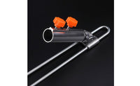 Ground Stake Rod Holder Portable Fishing Rod Ground Stand Metal Fishing Pole Stake Wear-Resistant Anti-Slip for Riverbank