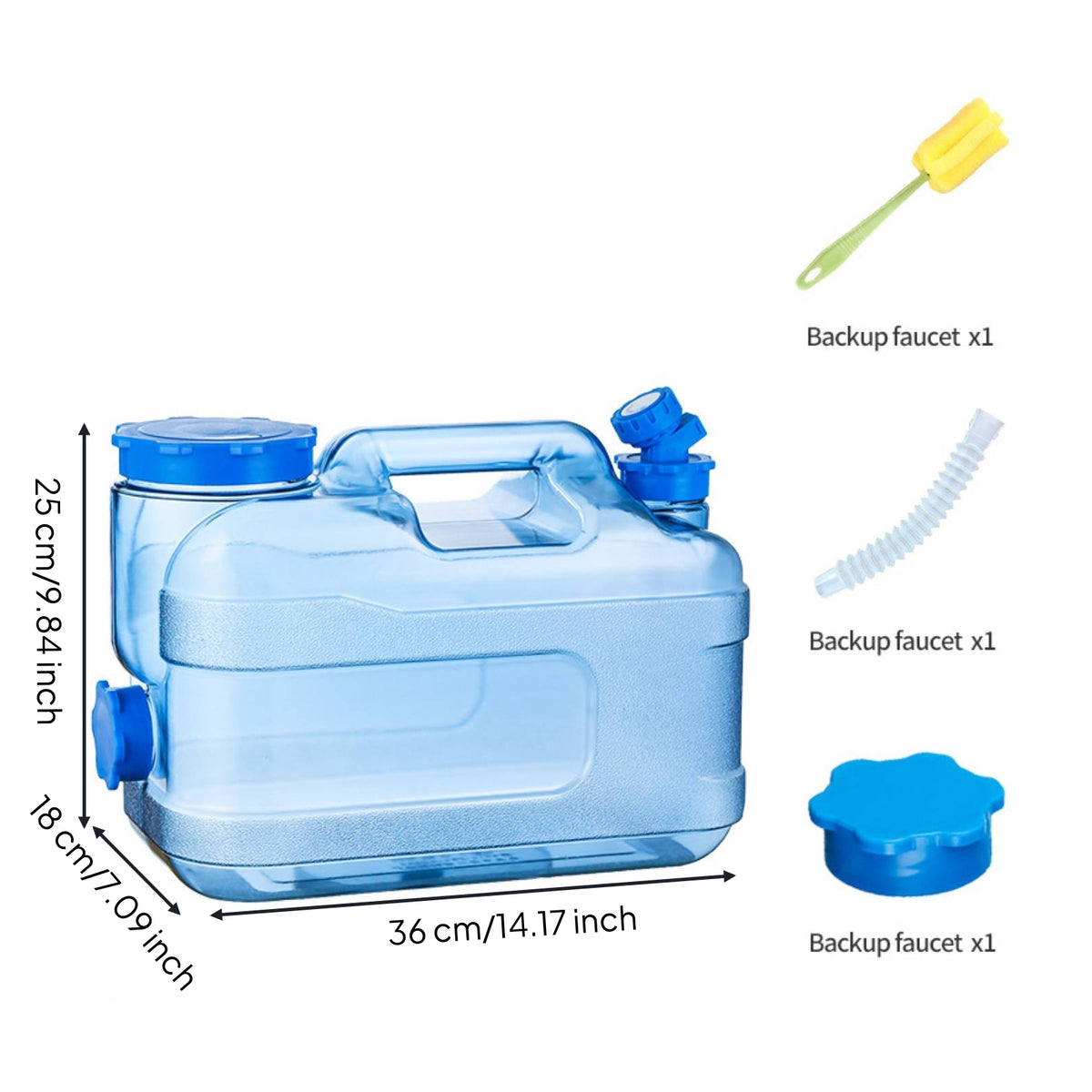 Water Container with Faucet Lightweight Water Container with Tap Long-Lasting