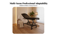 Versatile Convertible Design Electric Massage Bed Controller Control Adjustable Massage Bed Heavy Duty Construction Chiropractic Adjustment Table Quiet Engine for Chiropractors, Physical Therapists, Spa Professionals, Medical Medical Facility