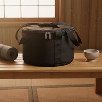 Thickened Design Padded Singing Bowl Bag Long-Lasting Oxford Material Crystal Bowl Carrying Case Portable Sound Healing Instrument Bag Zipper Closure for Meditation Practitioners, Mind-Body Practice Studio