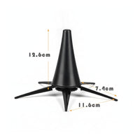 Compact Collapsible Clarinet Stand Conical Folding Clarinet Stand Black