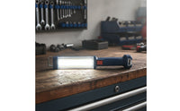 Hands-Unrestricted COB Work Light with Base Cordless Rechargeable Work Light with Hook Portable Inspection Lamp Handheld for Mechanics, DIYers, Car Repair, Garage, Emergencies