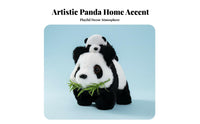 Wags Tail Soft Mother and Baby Panda Animated Movements Electric Walking Panda Toy Battery Operated for Children, Toddlers