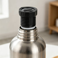 Insulated Bottle Stopper Transparent Seal Rings Vacuum Bottle Lid Heat-Preserving for Travel, Outdoor