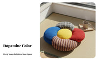Soft and Comfortable Colorful Tatami Cushion Multi-Functional Luxuriously Soft Petal Floor Pillow Good Resilience for Adults, Balcony