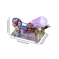 Thermal Engine Model Lamp Component Desktop Thermal Engine Visible Wiring Physics Teaching Model