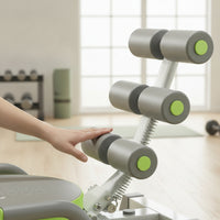 Core Workout Machine with Rebound Assist Heavy-Duty Foldable Ab Exercise Machine with Foam Rollers Abdominal Workout Machine