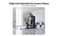Complete Home Gym Sturdy Steel Frame Complete Gym Machine Adjustable Components Full Body Workout Machine