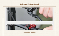Bike Alert Horn, Universal Fit, Powerful Sound, Cycling Gear
