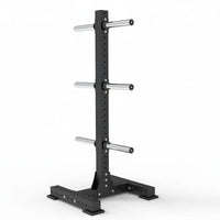 Heavy Duty Barbell and Plate Storage Rack Stable Base Weight Plate and Bar Holder Space Saving Design Standard Weight Storage Rack Long-Lasting Construction