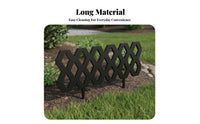 Plastic Garden Fence Weather Resistant Plastic Garden Fence Panel Multi-Purpose