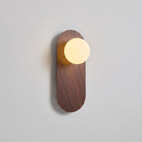 Globe Wall Lamp Three-Tone Sconce with Globe Shade Decorative for Hallway