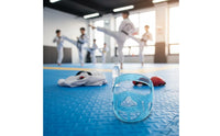 Taekwondo Face Guard Comfortable Fit Crystal Visor Guard Ventilated Design Detachable Fighting Arts for Training