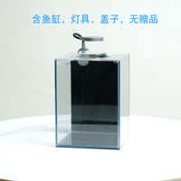 全套超白玻璃鱼缸斗鱼生态缸客厅家用桌面办公室小型造景自循环