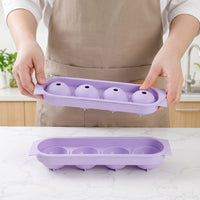 Soft Drinks Ice Ball Maker for Kitchen Gadgets, Food Grade Reusable Tray for Party Supplies, Large Round Ice Balls, Easy to Demould Design