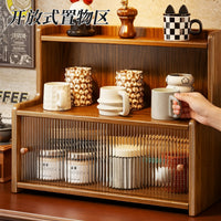 Coffee Tool Storage Rack and Cup Organizer for Kitchen and Bar