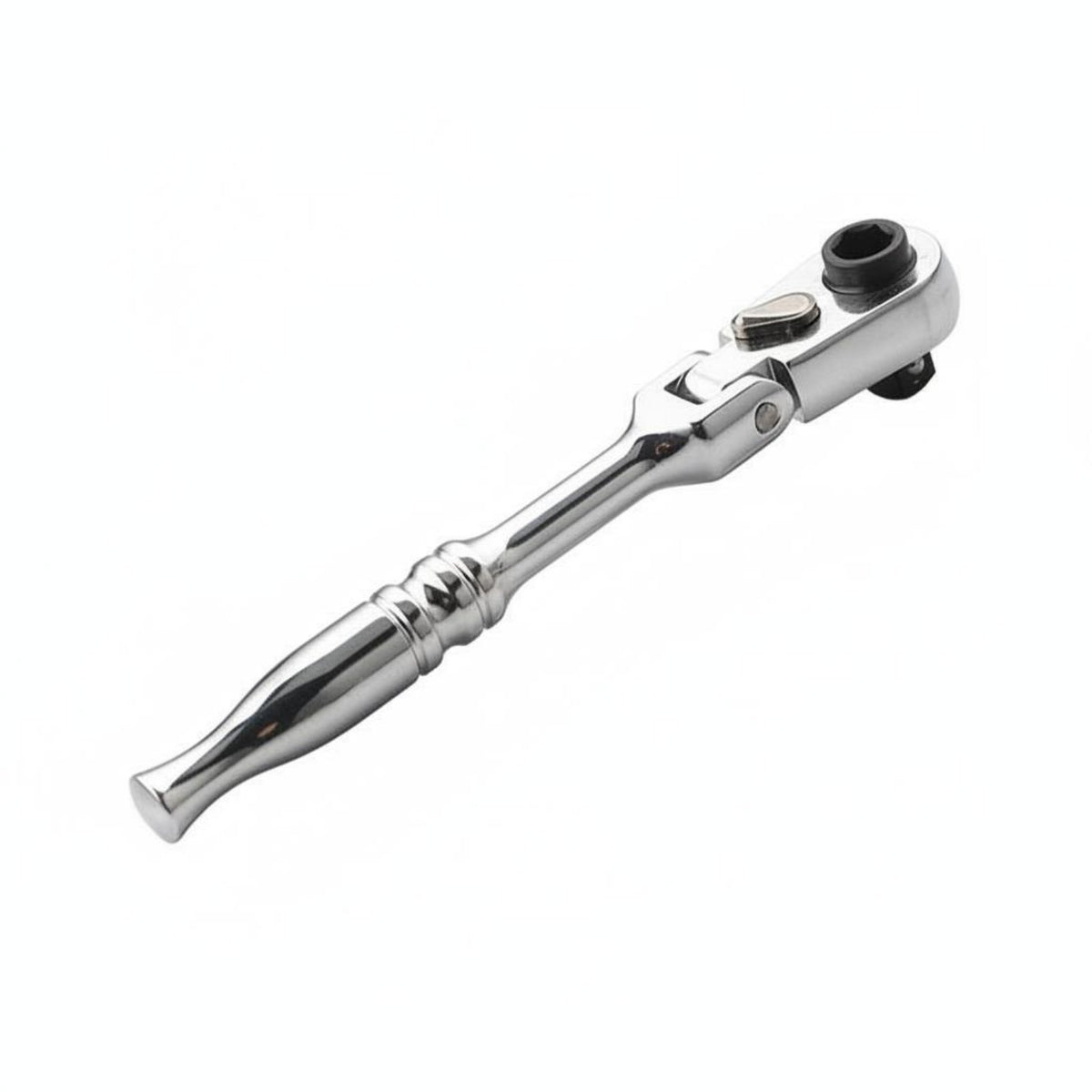 2-in-1 Bit Driver Wrench Reversible Mini Ratchet Wrench Fast Release 1/4 Inch Drive Ratchet for Tight Confined Areas