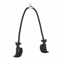 Anti-Slip Texture Tricep Pulldown Rope Heavy Duty Double Grip Rope Handle for Gym