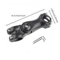Aluminum Alloy Stem Riser Marked Scale Bike Stem Riser Adjustable Handlebar Extender Clamp Style Hex Keys Included
