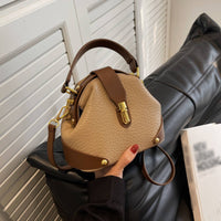 Top Handle Crossbody Bag 2 Way Carry Crossbody Handbag Lightweight Top Handle Purse for Travel