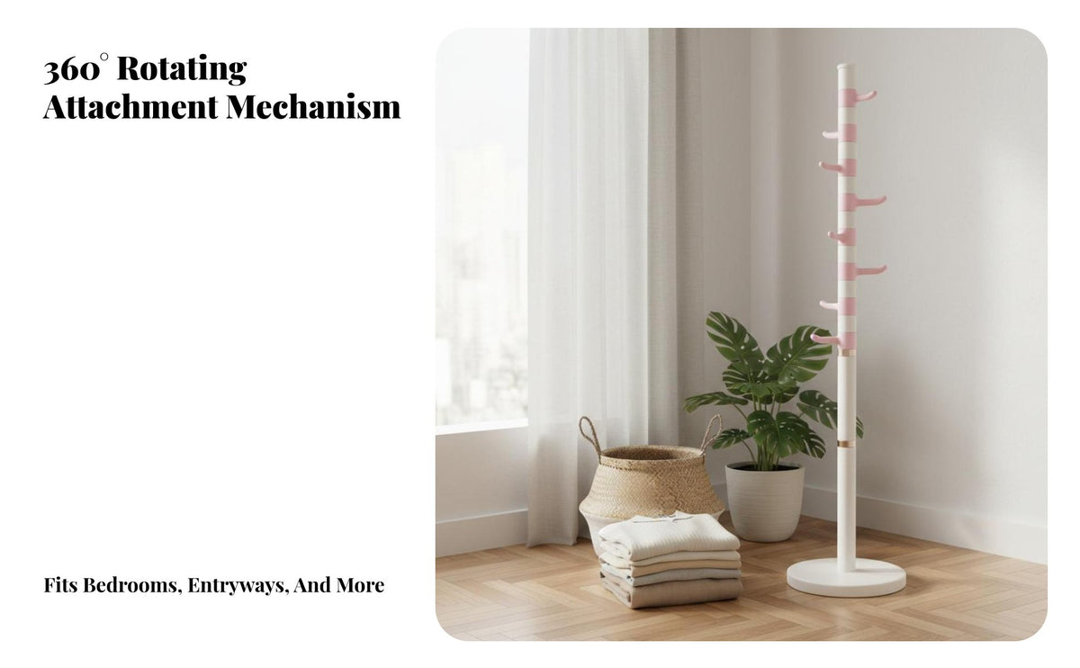 Multi-Functional Freestanding Coat Rack Space Saving Freestanding Coat Tree Stable Base Child S Clothes Stand Long-Lasting & Sturdy for Adults, Families, Students, Bedroom, Entryway, Dorm Room, Home Office