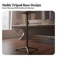 Adjustable Height Speaker Stand Heavy Duty Steel Construction Adjustable Studio Speaker Stand Stable Base Surround Sound Speaker Holder for DJs