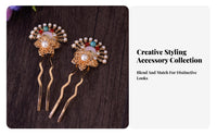Dynastic Period Design Hair Adornment Kit Intricate Features Traditional Chinese Headdress Set Ancient Design Bridal Hair Crown