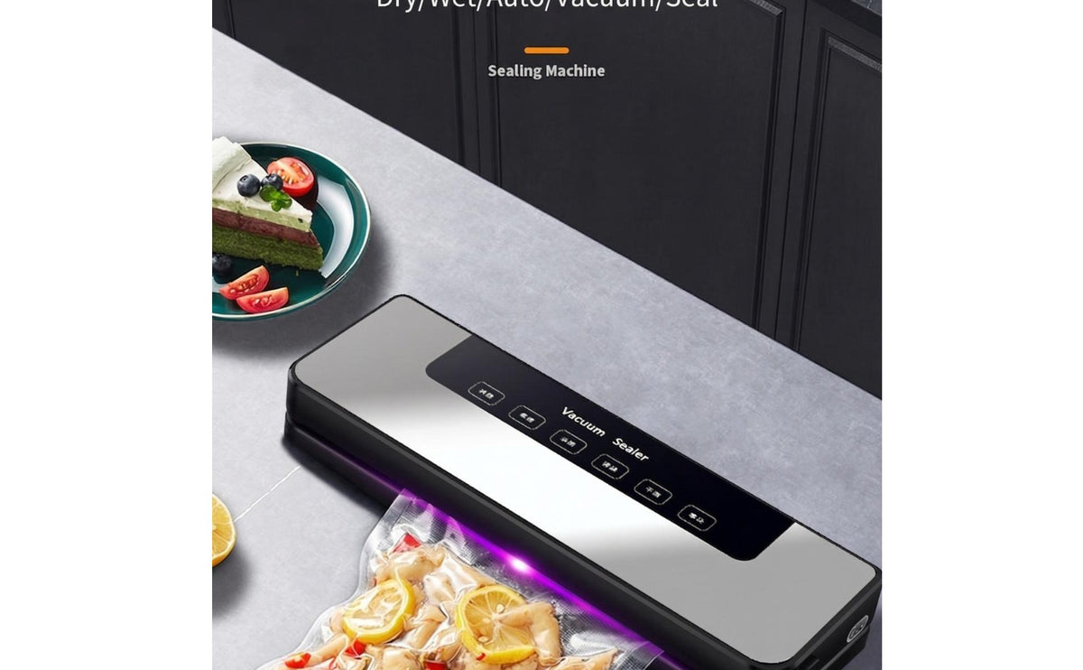Single-Press Operation Wet Dry Food Vacuum Packer Strong Suction Vacuum Sealer Machine Detachable Design Automatic Food Sealer for Home
